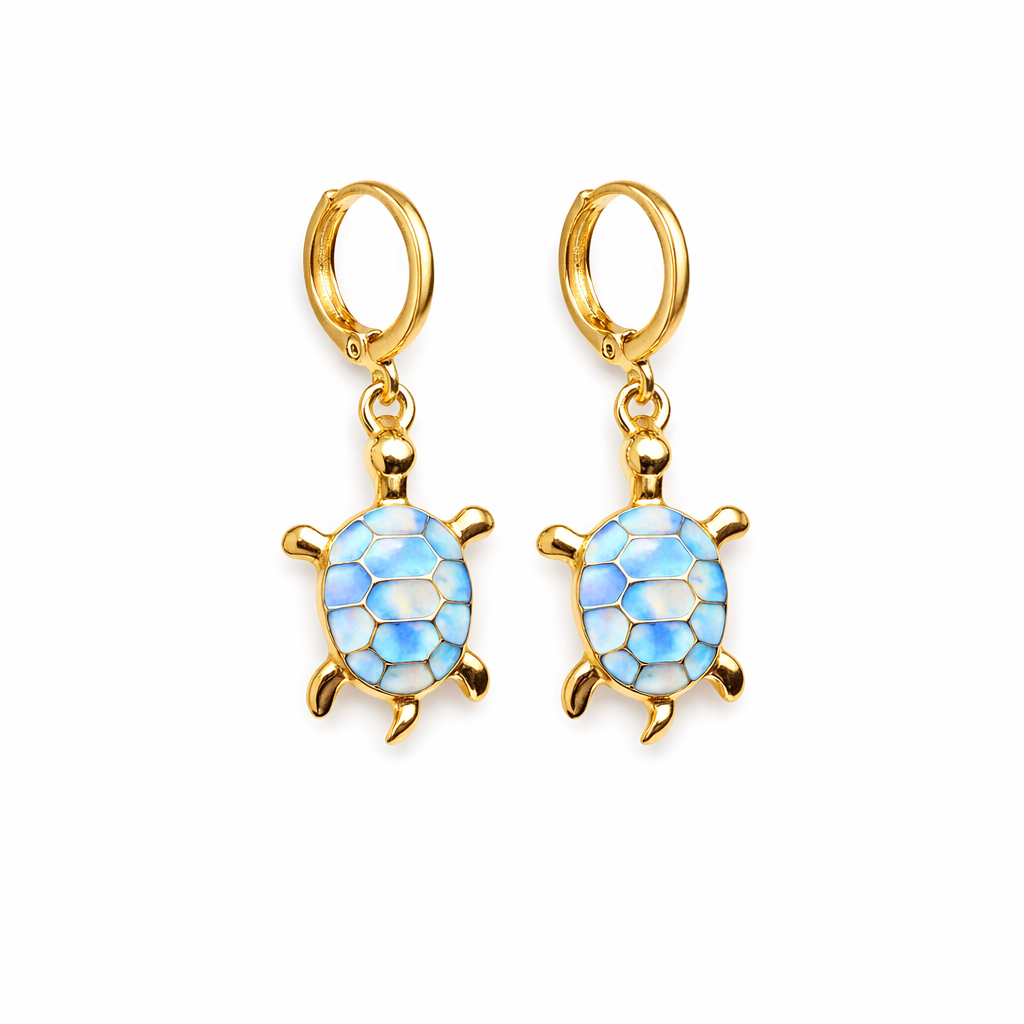 Turtle earrings
